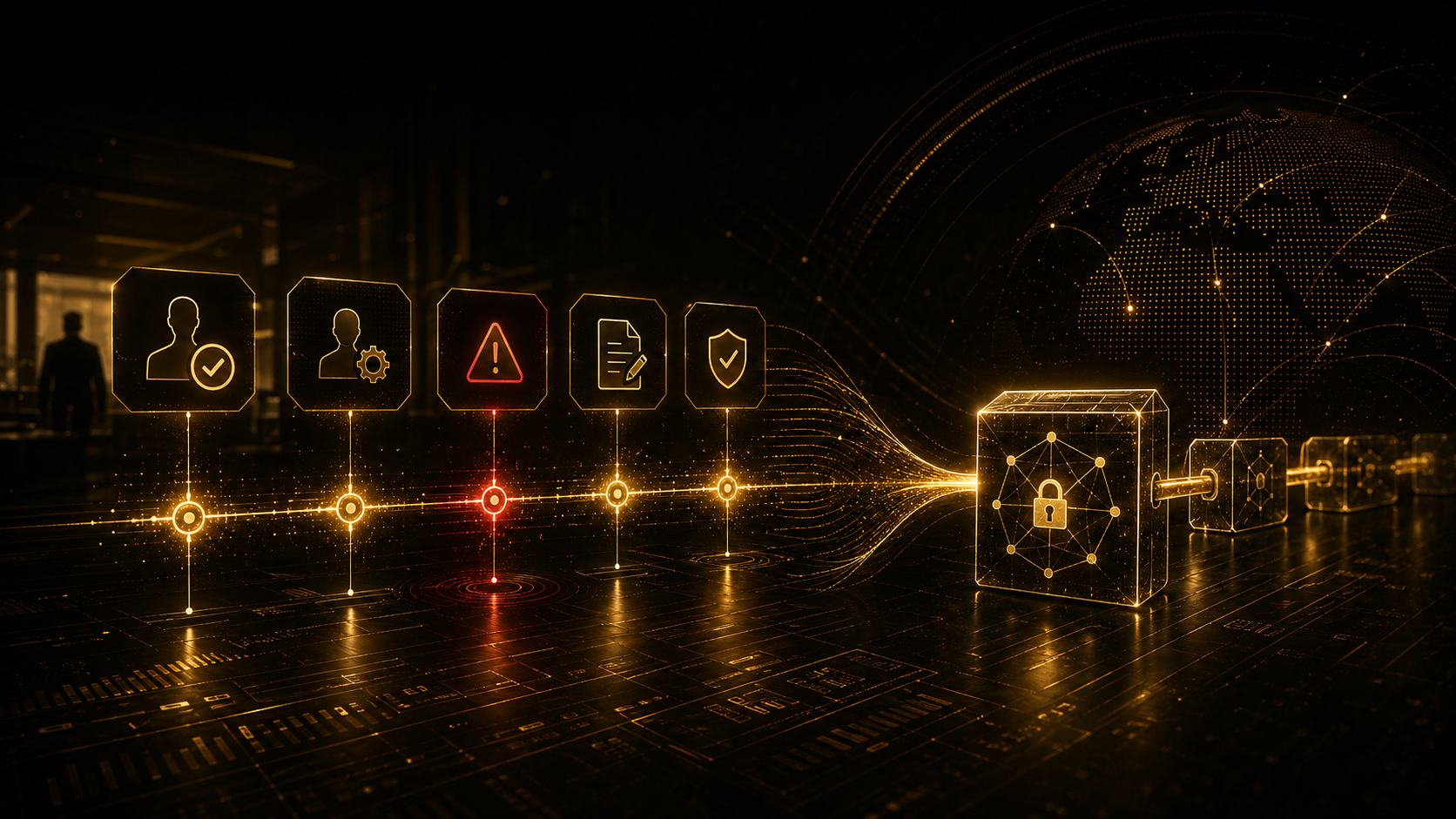 Timeline of a signed audit trail