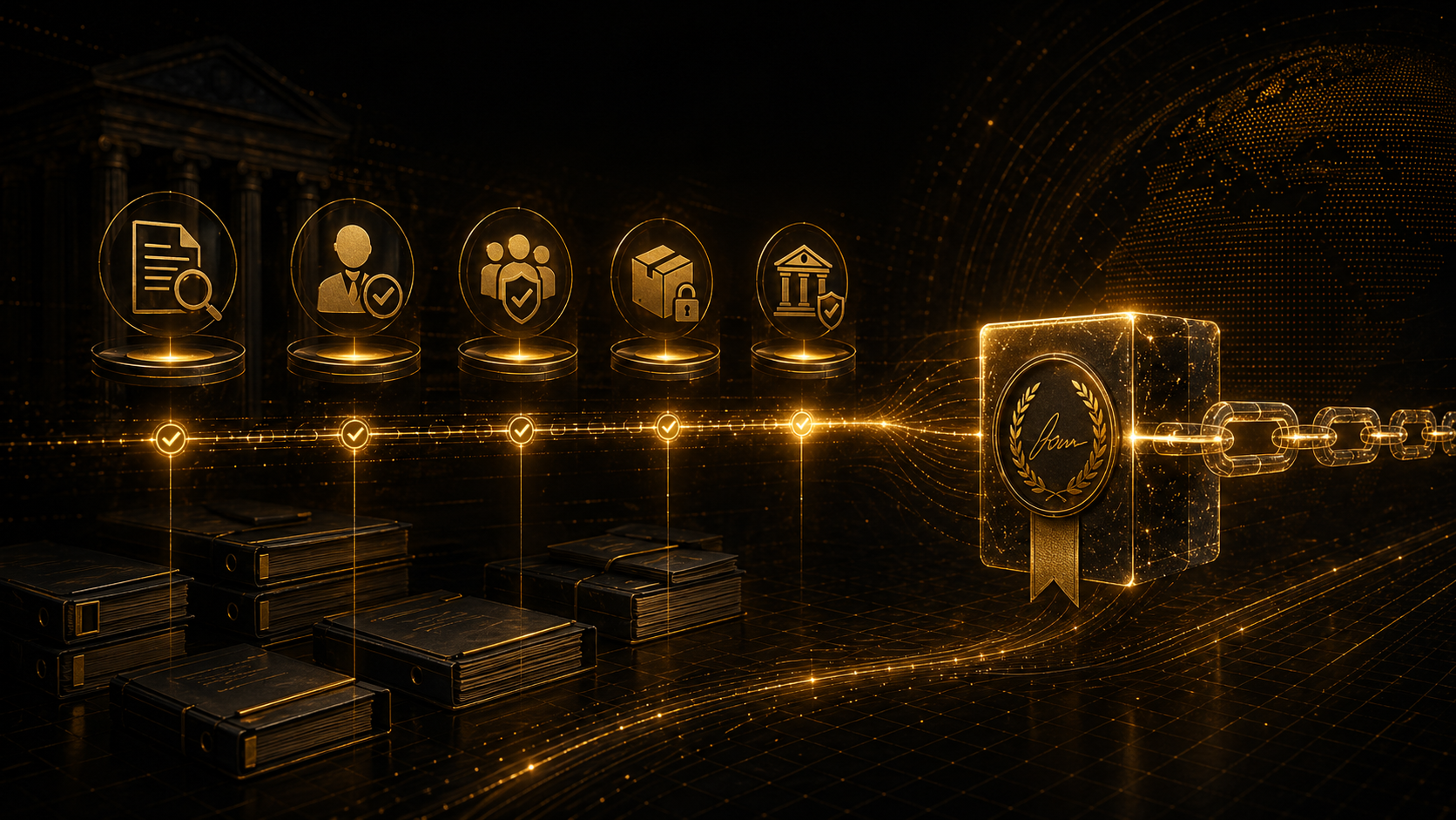 Compliance workflow preserved in signed chronology